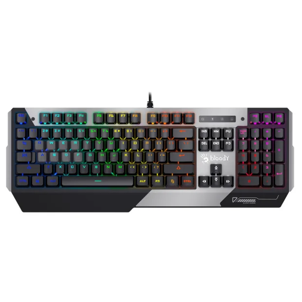 Клавиатура A4Tech Bloody B865N (серый/черный)